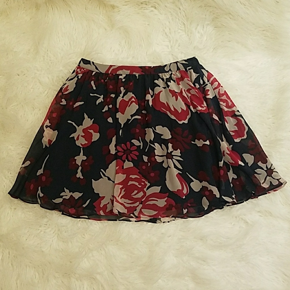 Fossil floral skirt